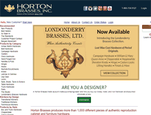 Tablet Screenshot of horton-brasses.com